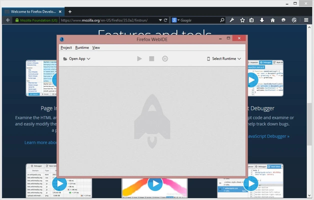 Firefox Developer Edition — 截圖 2
